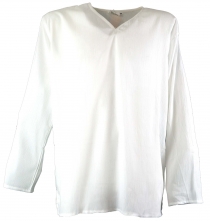 Yoga shirt, Goa shirt, casual shirt - white