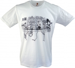 Fun Retro Art T-Shirt - Mischpult