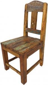 Stuhl aus recyceltem Teakholz - Modell 12 - 100x45x50 cm 