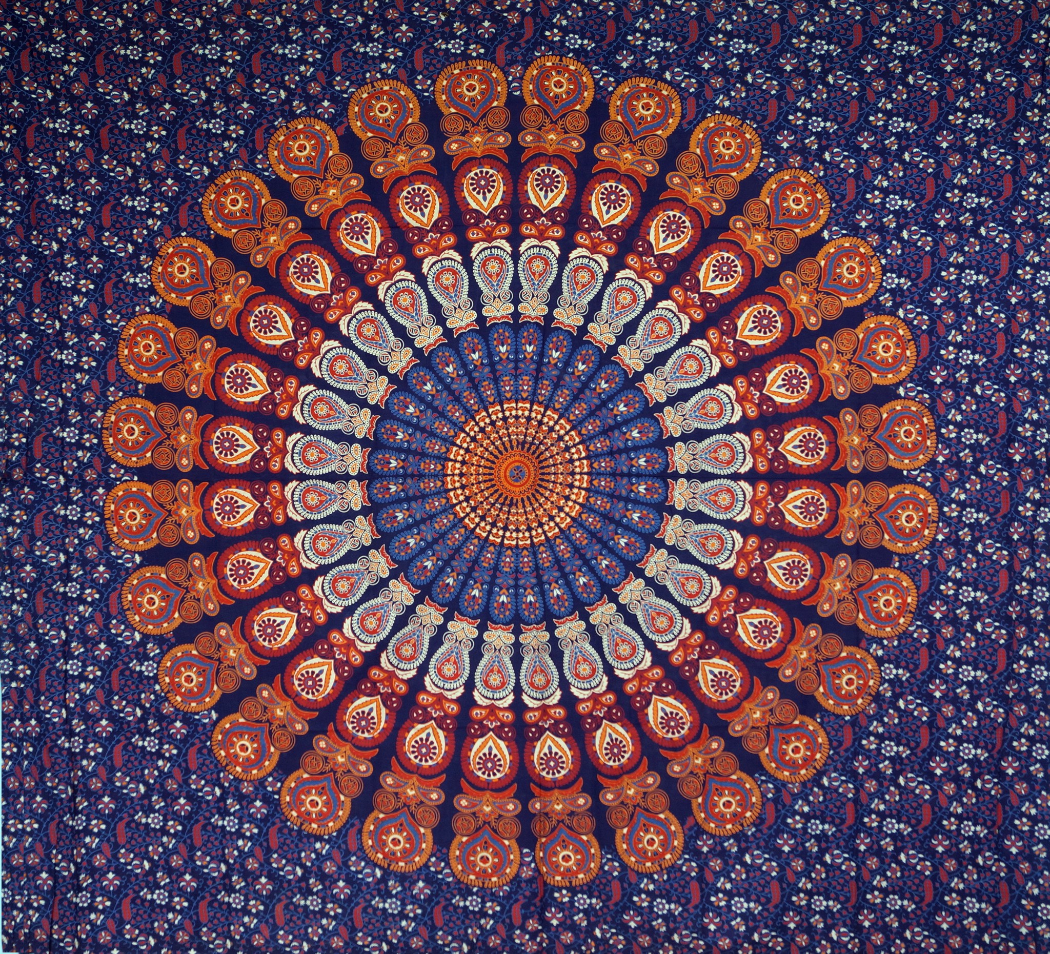 Indisch Zodiak Wandteppich Mandala Hippie Tagesdecke Boho Deckel 