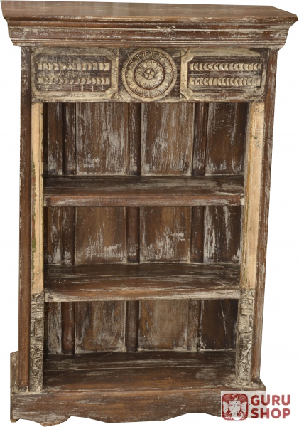 Rustic Bookcase Solid Wood Bedside Cabinet Corridor Cabinet
