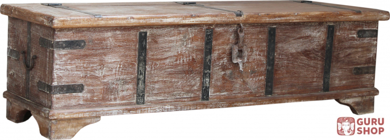 Vintage Wooden Box Chest In, How To Make A Chest Coffee Table