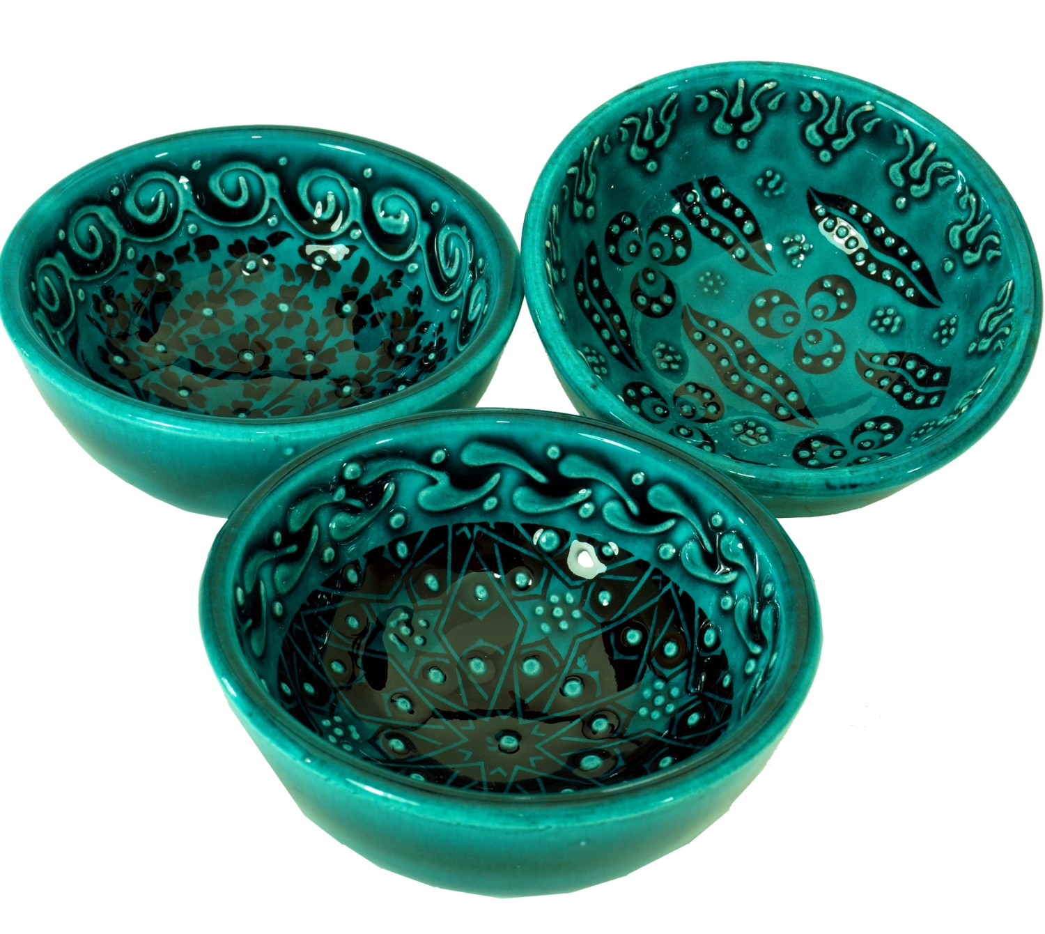 Orientalische Keramikschale Salatschale Groß Fes-Gelb 