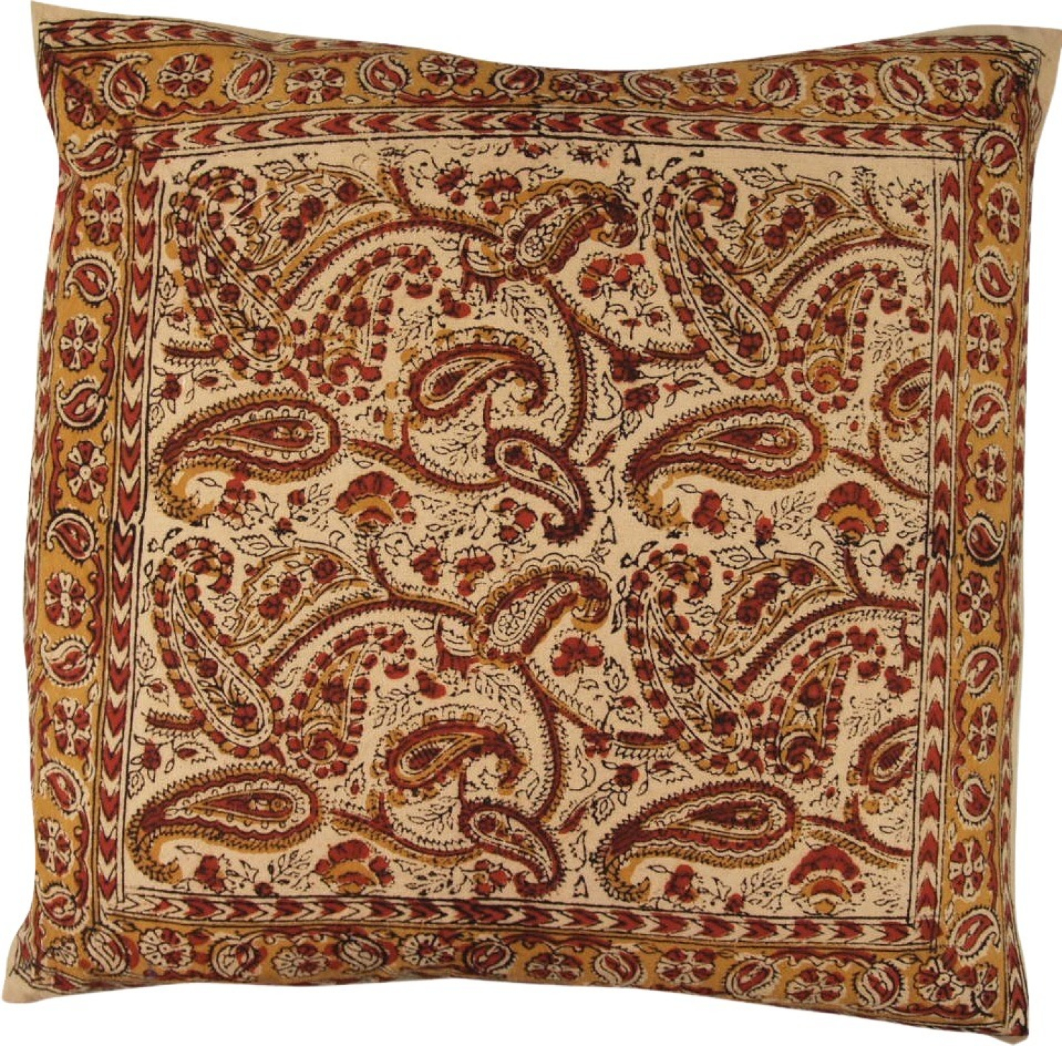 Kissenbezug Blockdruck, Dekokissen Bezug, Kissenh�lle Ethno, traditionelle Herstellung - Muster 33