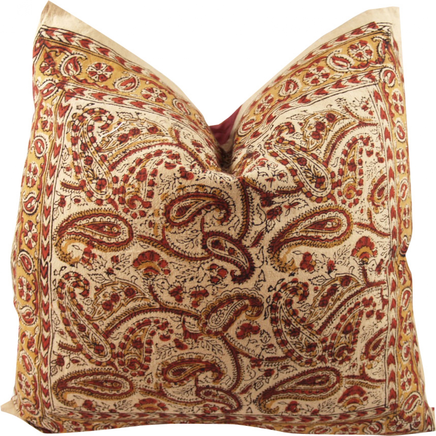 Kissenbezug Blockdruck, Dekokissen Bezug, Kissenh�lle Ethno, traditionelle Herstellung - Muster 33