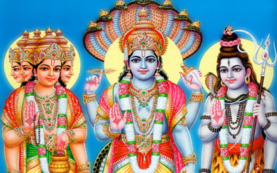 Die indischen Götter: Brahma, Vishnu und Shiva